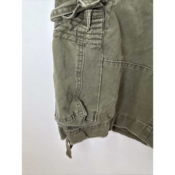 American Eagle Shorts Mens 32 Green Classic Length Cargo Utility Outdoors Y2K - Picture 4 of 6